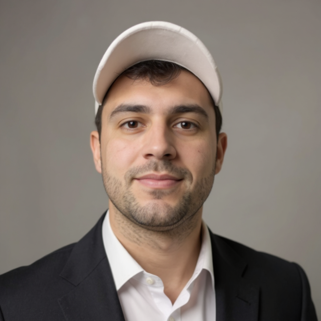 AI headshot sample for a company profile page